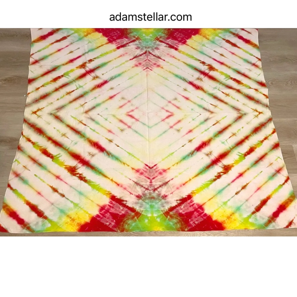 'Rasta Diamond' Tie Dye Tapestry by Stellar